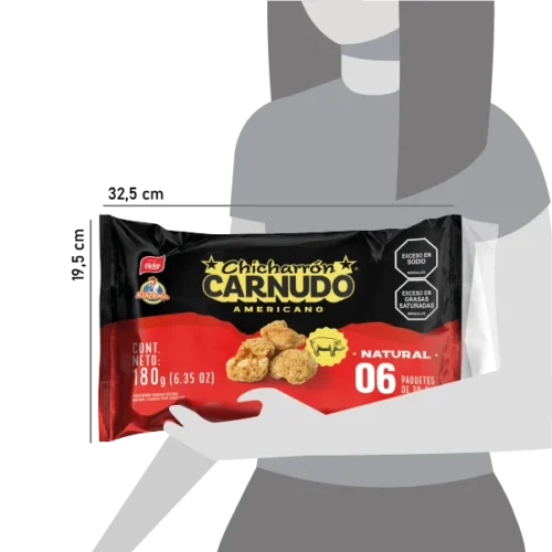 Chicharrón Amerícano Natural 30g x6 Uds - Image 2