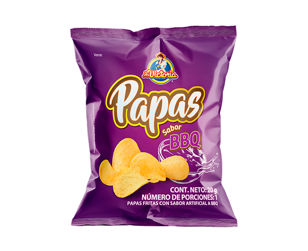 Papas Lisa BBQ 20g x12 Uds