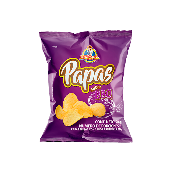 Papas Lisa BBQ 20g x12 Uds