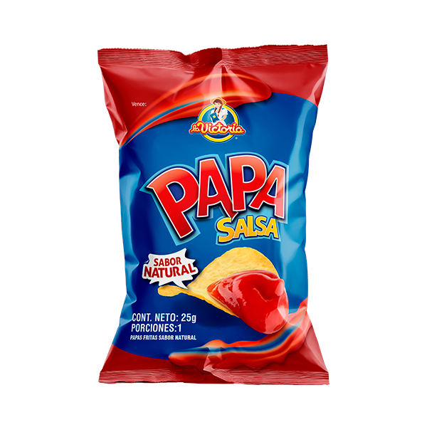 Papa Salsa Natural 25g x12 Uds