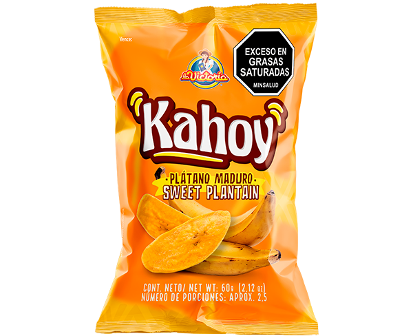 Plátano Maduro Kahoy 60g x6 Uds
