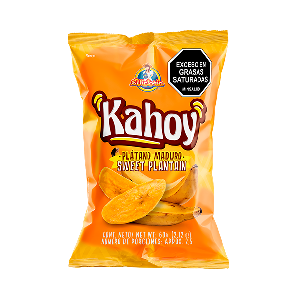 Plátano Maduro Kahoy 60g x6 Uds