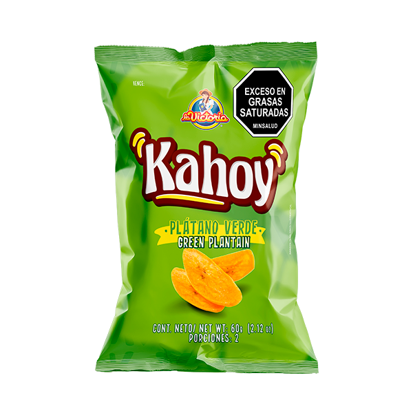 Plátano Verde Kahoy 60g x6 Uds