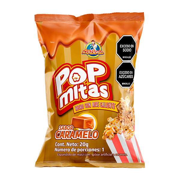 Popmitas Caramelo 20g x12 Uds