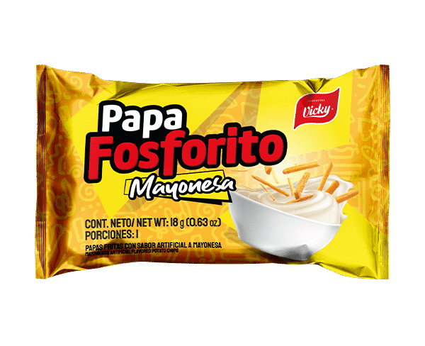 Papa Fosforito Mayonesa 18g x9 Uds