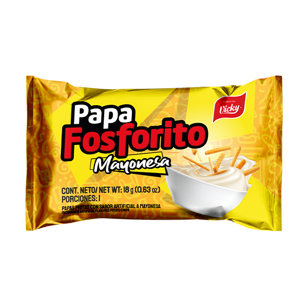 Papa Fosforito Mayonesa 18g x9 Uds