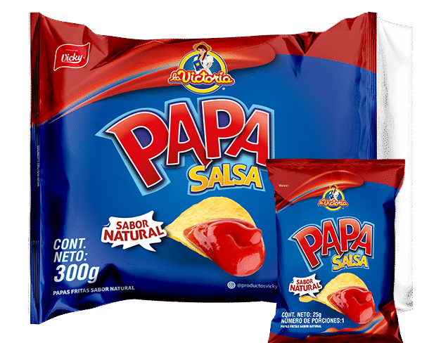 Papa Salsa Natural 25g x12 Uds