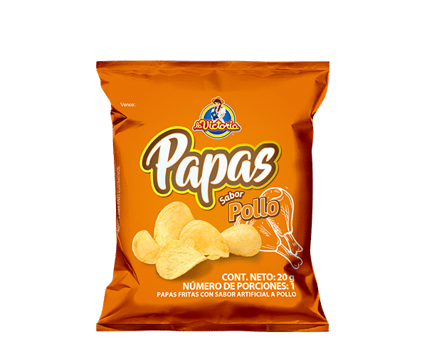 Papas Lisa Pollo 20g x12 Uds