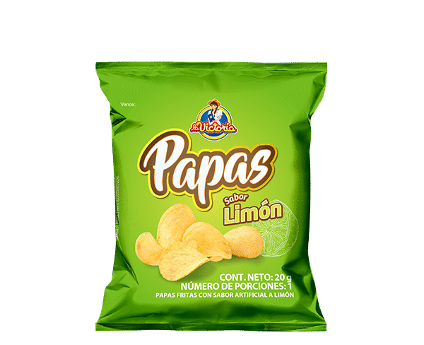 Papas Lisa Limón 20g x12 Uds