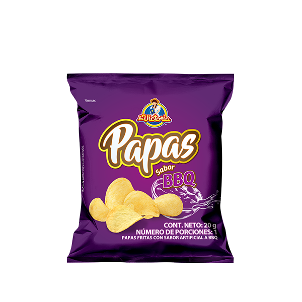 Papas Lisa BBQ 20g x12 Uds
