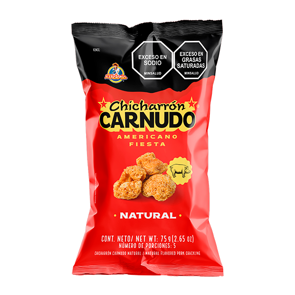 Chicharrón Carnudo Natural Fiesta 75g