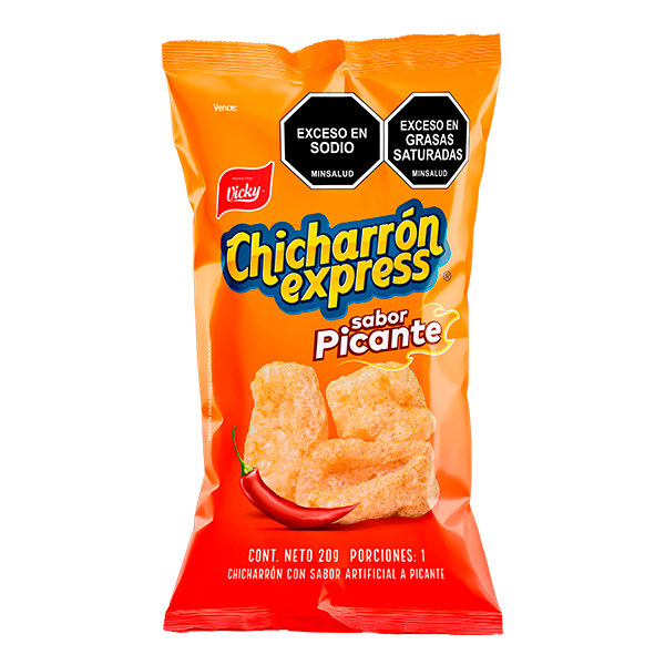Chicharrón Express Picante 18g x10 Uds