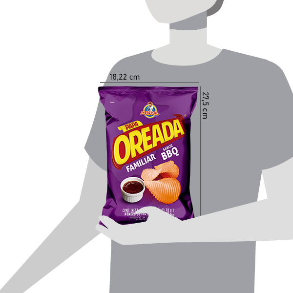 Papas Oreadas Familiar BBQ 105g - Image 2