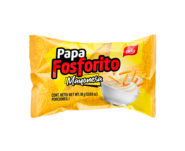 Papa Fosforito Mayonesa 18g x9 Uds