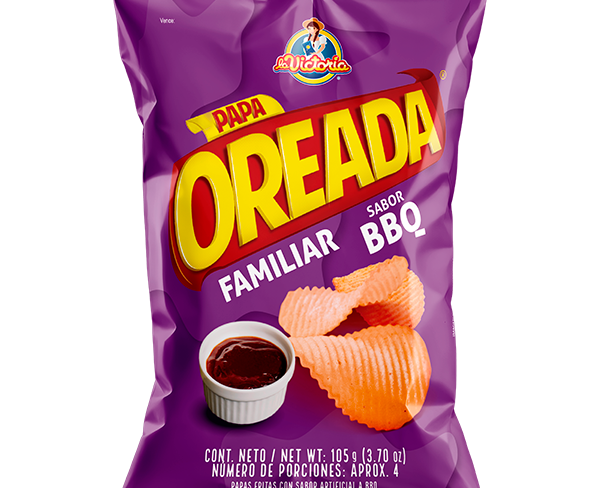 Papas Oreadas Familiar BBQ 105g