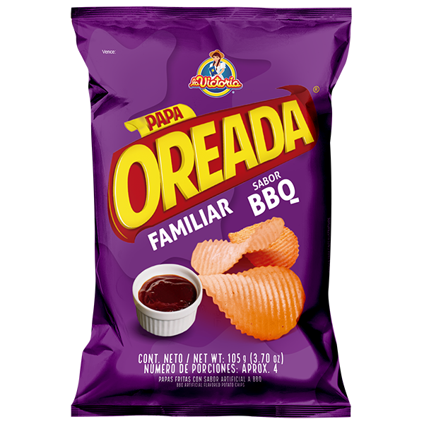 Papas Oreadas Familiar BBQ 105g
