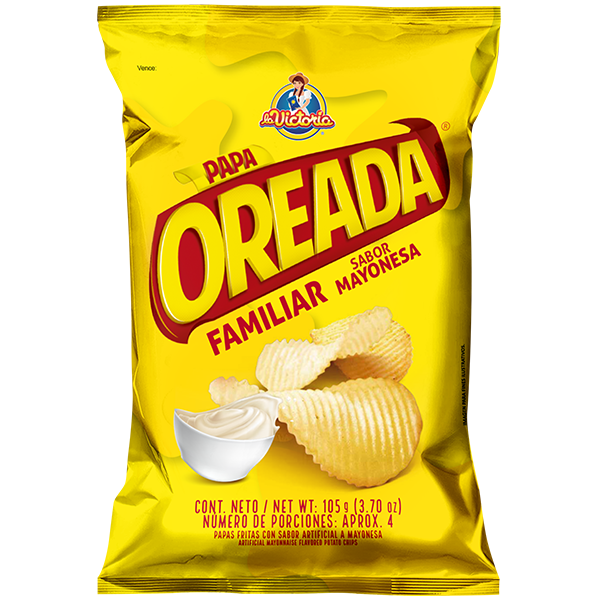 Papas Oreadas Familiar Mayonesa 105g