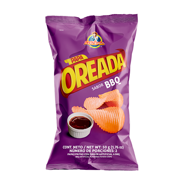 Papas Oreadas BBQ Extracontenido 50g x7 Uds