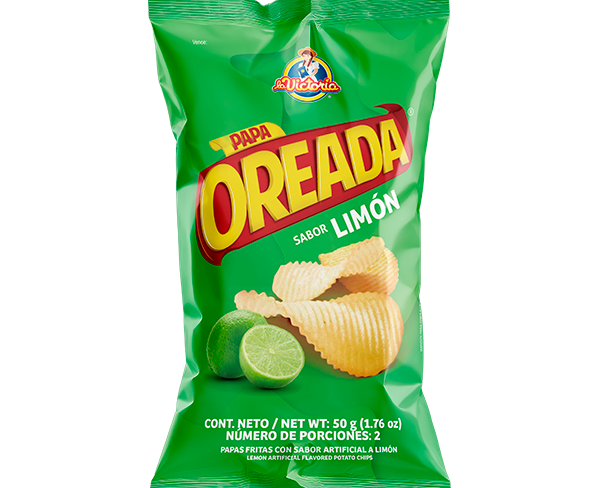 Papas Oreadas Limón Extracontenido 50g x7 Uds