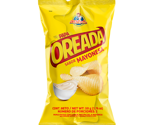 Papas Oreadas Mayonesa Extracontenido 50g x7 Uds
