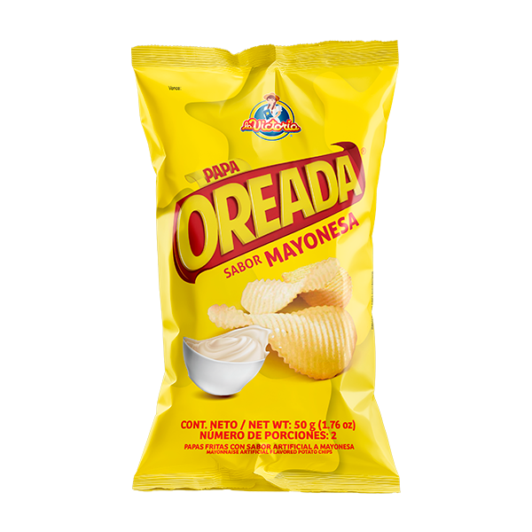 Papas Oreadas Mayonesa Extracontenido 50g x7 Uds