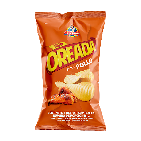 Papas Oreadas Pollo Extracontenido 50g x7 Uds