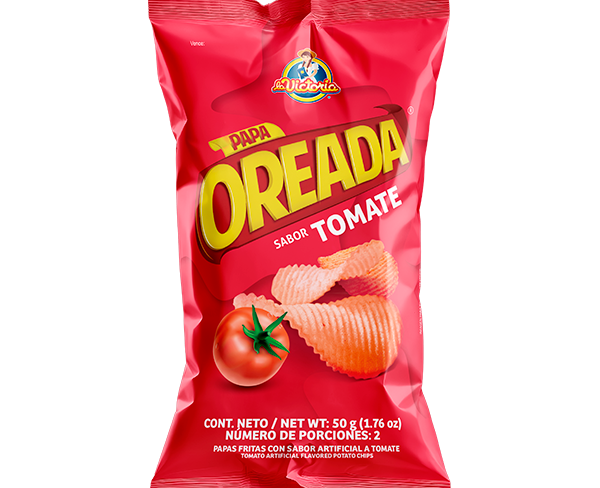 Papas Oreadas Tomate Extracontenido 50g x7Uds
