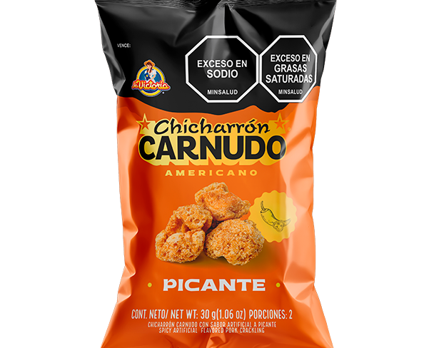 Chicharrón Amerícano Picante 30g x6 Uds