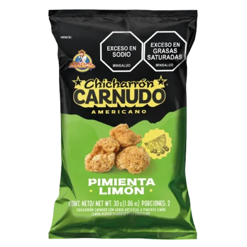 Chicharrón Americano Pimienta Limón 30g x6 Uds