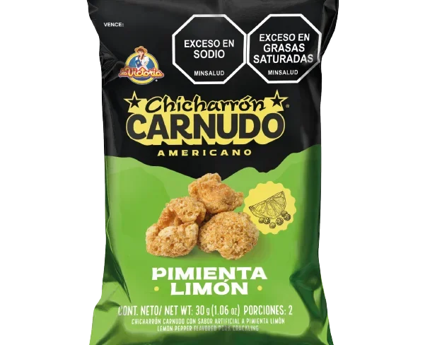 Chicharrón Americano Pimienta Limón 30g x6 Uds