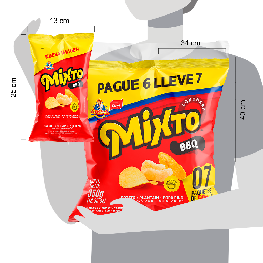 Mixto BBQ 50g x7 Uds - Image 3