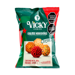 Vicky Galletas Navideñas Bolsa x 200g