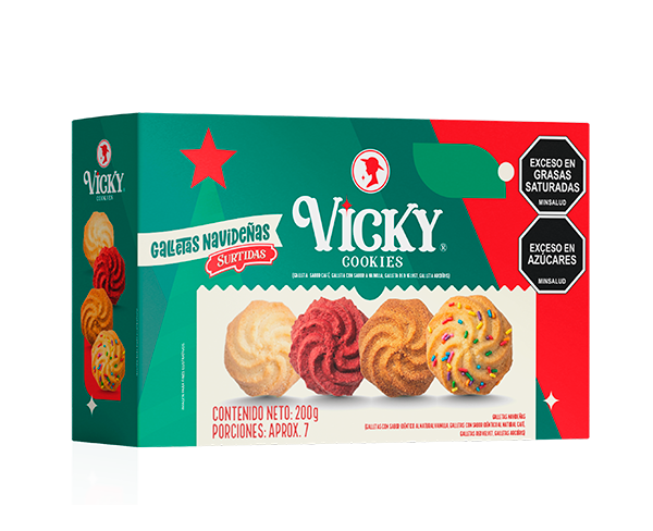 Vicky Galletas Navideñas Caja x 200 g