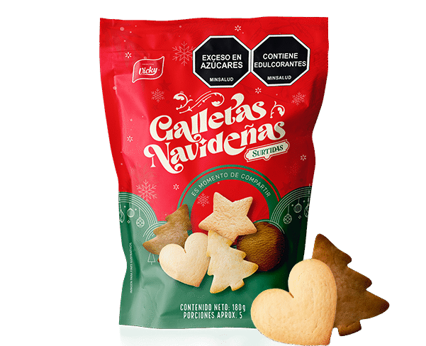 Galletas Navideñas Bolsa x 180g