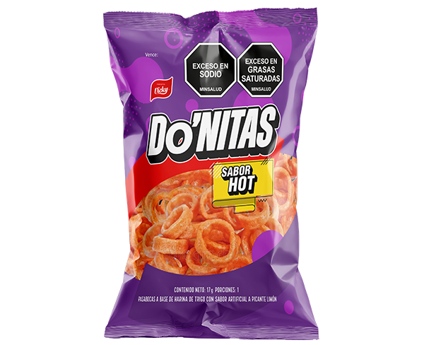 Do'nitas Hot 17g Display x 12 unds