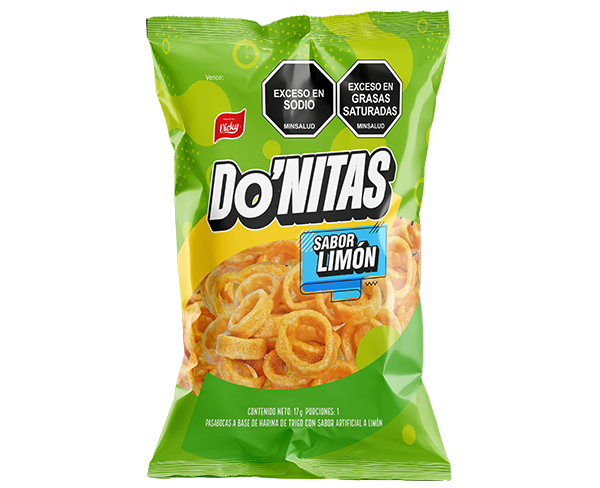 Do'nitas limón 17g Display x 12 unds